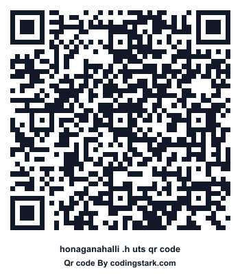 Honaganahalli .h UTS QR Code