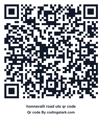 Honnavalli Road UTS QR Code