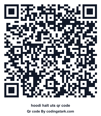 Hoodi Halt UTS QR Code