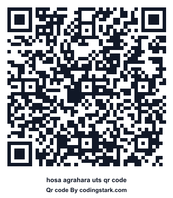 Hosa Agrahara UTS QR Code