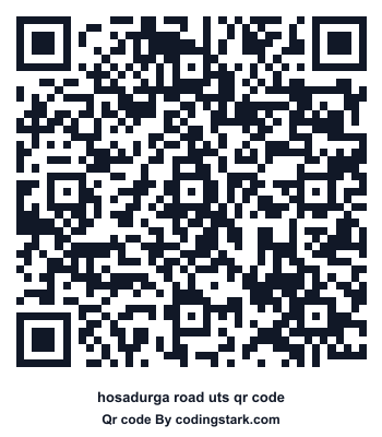 Hosadurga Road UTS QR Code