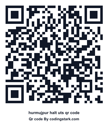 Hurmujpur Halt UTS QR Code