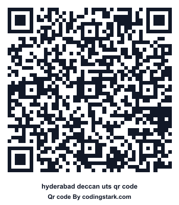 Hyderabad Deccan UTS QR Code