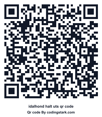 Idalhond Halt UTS QR Code