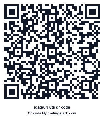 Igatpuri UTS QR Code
