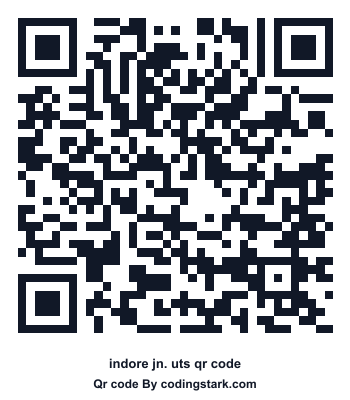 Indore Jn. UTS QR Code