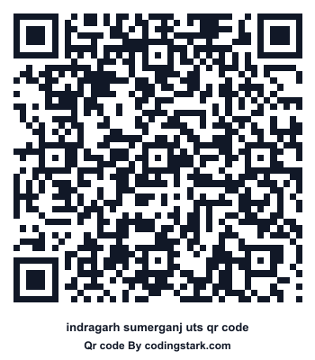 Indragarh Sumerganj UTS QR Code