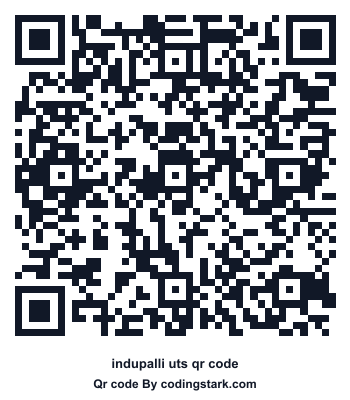 Indupalli UTS QR Code