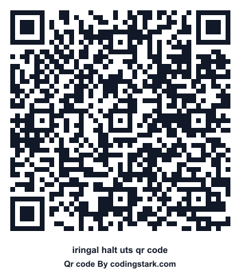 Iringal Halt UTS QR Code