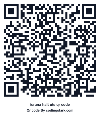 Israna Halt UTS QR Code