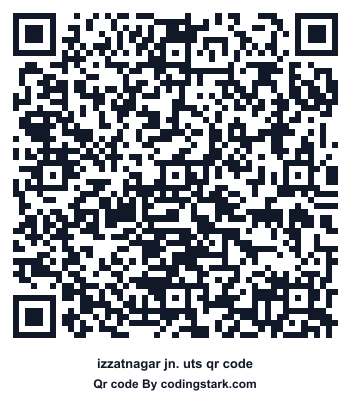 Izzatnagar Jn. UTS QR Code