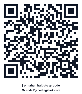 J P Mahuli Halt UTS QR Code
