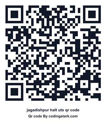 Jagadishpur Halt UTS QR Code