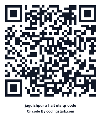 Jagdishpur A Halt UTS QR Code