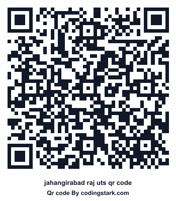 Jahangirabad Raj UTS QR Code