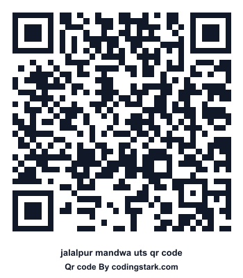 Jalalpur Mandwa UTS QR Code
