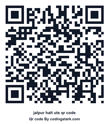 Jalpur Halt UTS QR Code