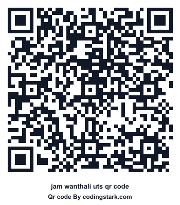 Jam Wanthali UTS QR Code