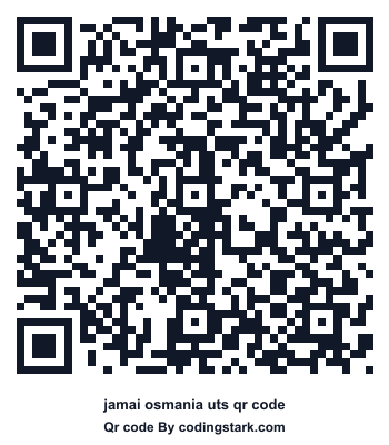 Jamai Osmania UTS QR Code