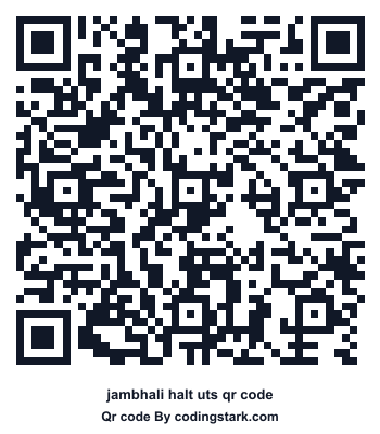 Jambhali Halt UTS QR Code