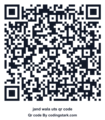 Jand Wala UTS QR Code