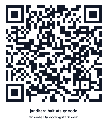 Jandhera Halt UTS QR Code
