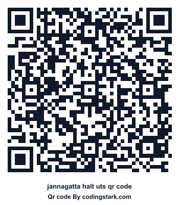 Jannagatta Halt UTS QR Code