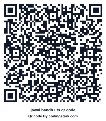 Jawai Bandh UTS QR Code