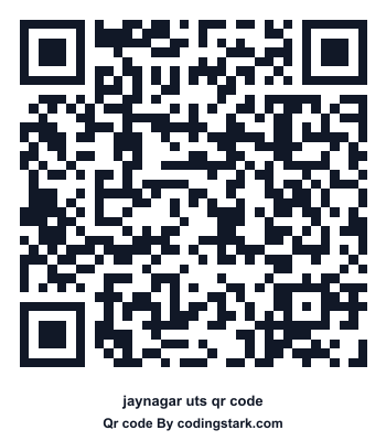 Jaynagar UTS QR Code