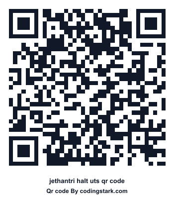 Jethantri Halt UTS QR Code