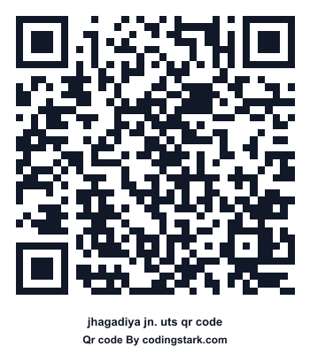 Jhagadiya Jn. UTS QR Code