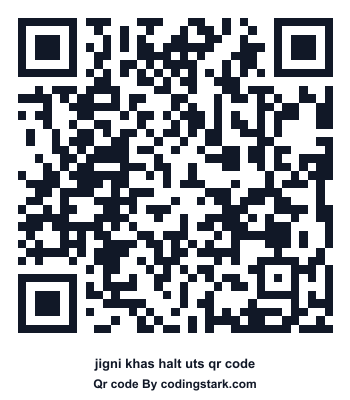 Jigni Khas Halt UTS QR Code