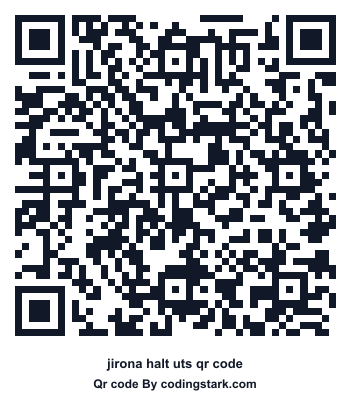 Jirona Halt UTS QR Code