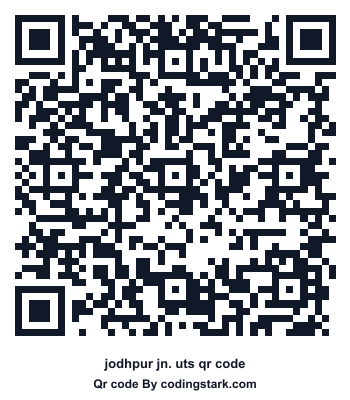 Jodhpur Jn. UTS QR Code