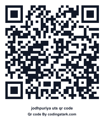 Jodhpuriya UTS QR Code