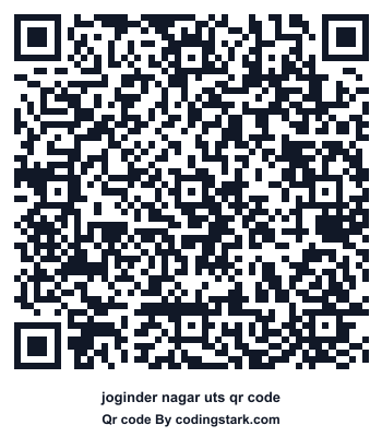 Joginder Nagar UTS QR Code