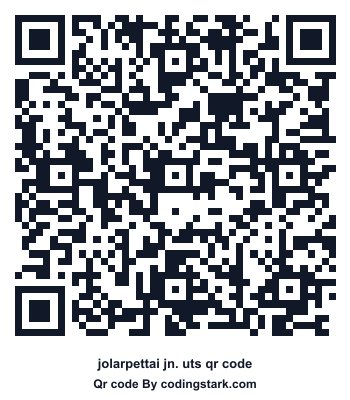 Jolarpettai Jn. UTS QR Code