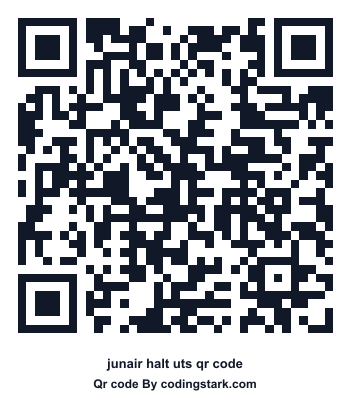 Junair Halt UTS QR Code