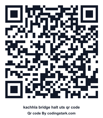 Kachhla Bridge Halt UTS QR Code