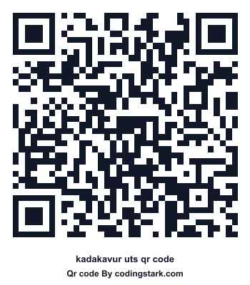 Kadakavur UTS QR Code