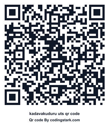 Kadavakuduru UTS QR Code