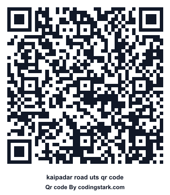 Kaipadar Road UTS QR Code