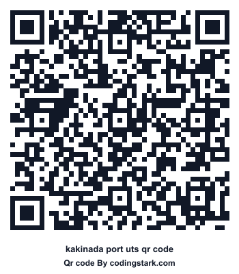 Kakinada Port UTS QR Code