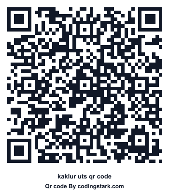 Kaklur UTS QR Code