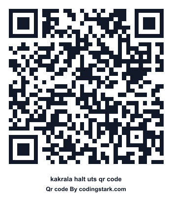 Kakrala Halt UTS QR Code