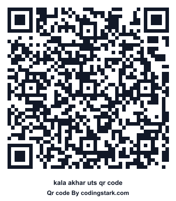 Kala Akhar UTS QR Code