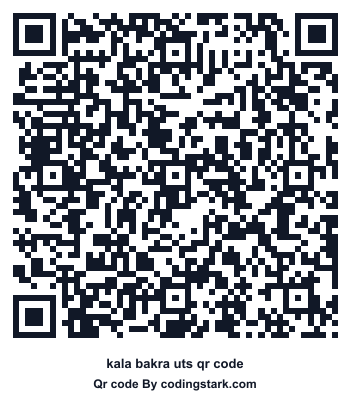 Kala Bakra UTS QR Code