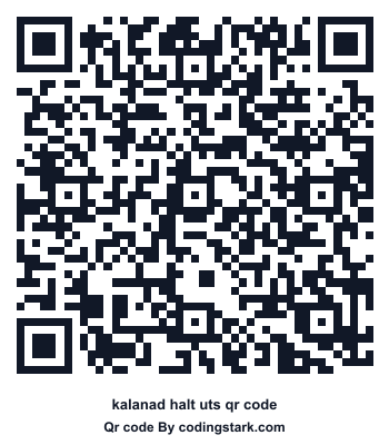 Kalanad Halt UTS QR Code