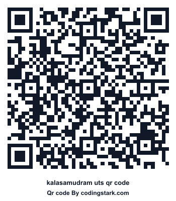 Kalasamudram UTS QR Code