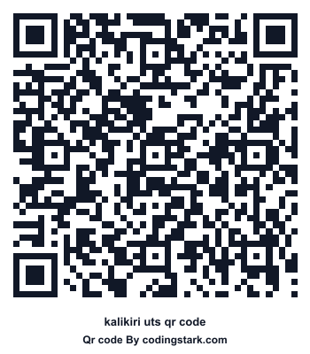 Kalikiri UTS QR Code
